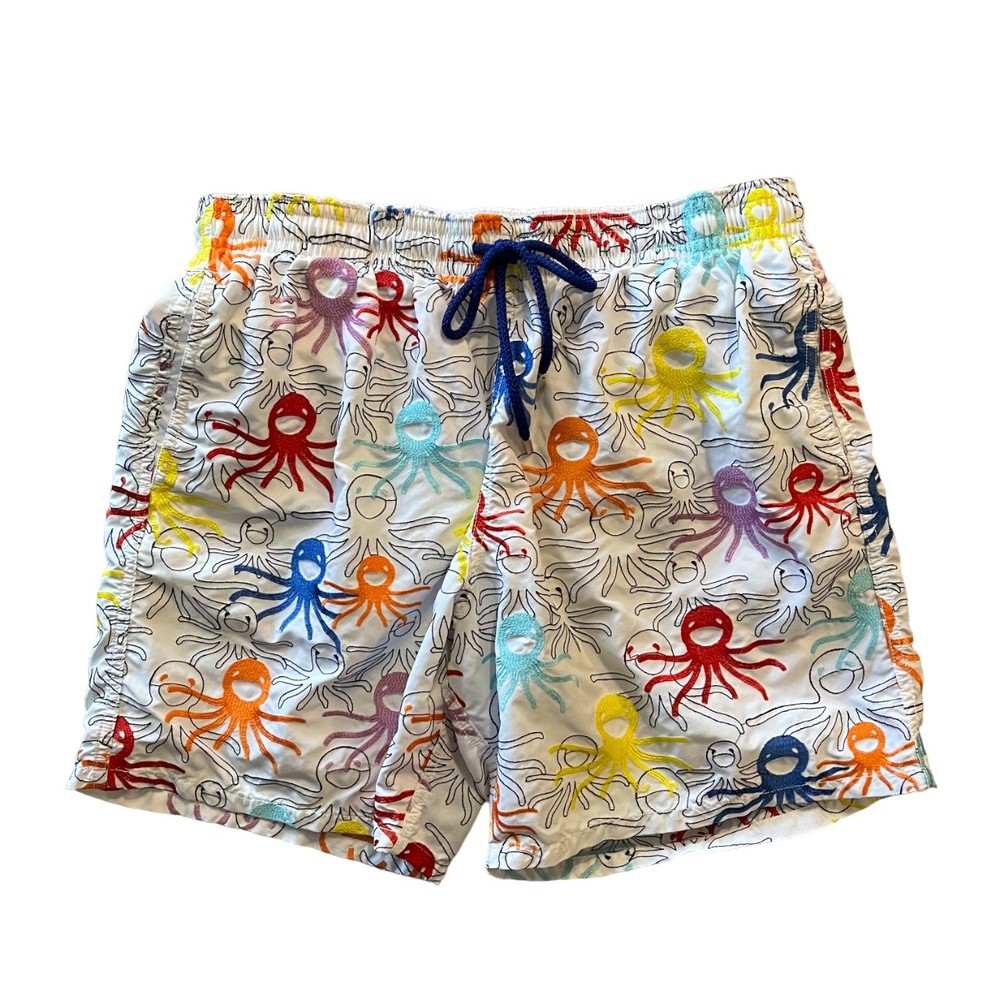Vilebrequin Embroidered Swim Trunks Multicolore Medusa Limited Edition Size XXXL